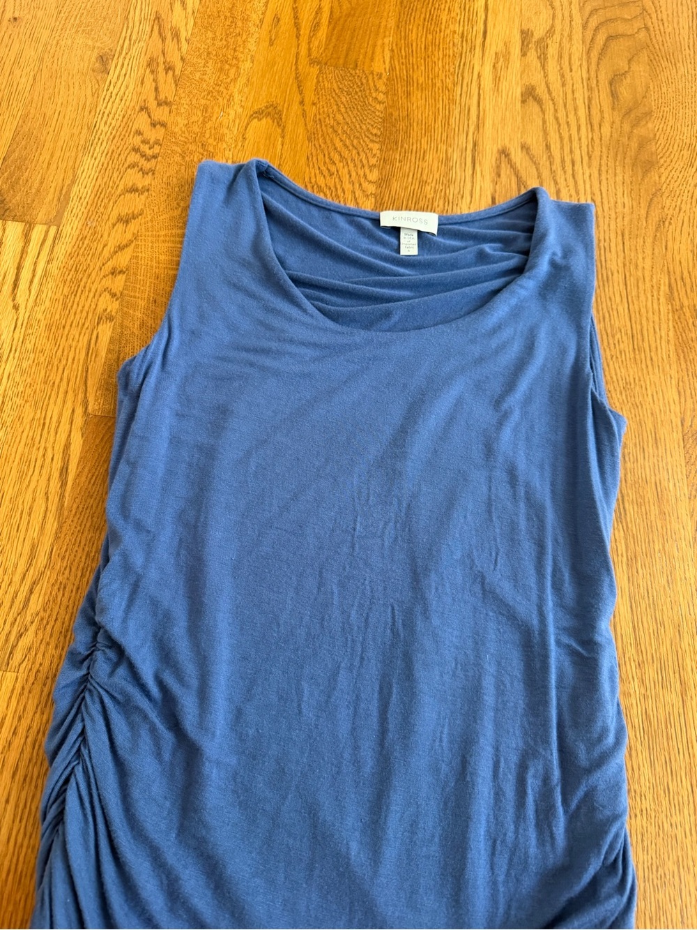 BLUE KINROSS Ruched Tank - Picture 4 of 6